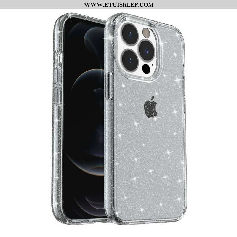 Etui do iPhone 13 Pro Przezroczyste Cekiny